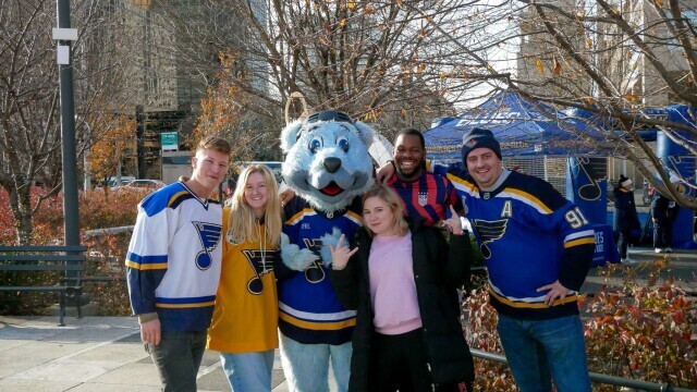 Group with Louie at Winterfest