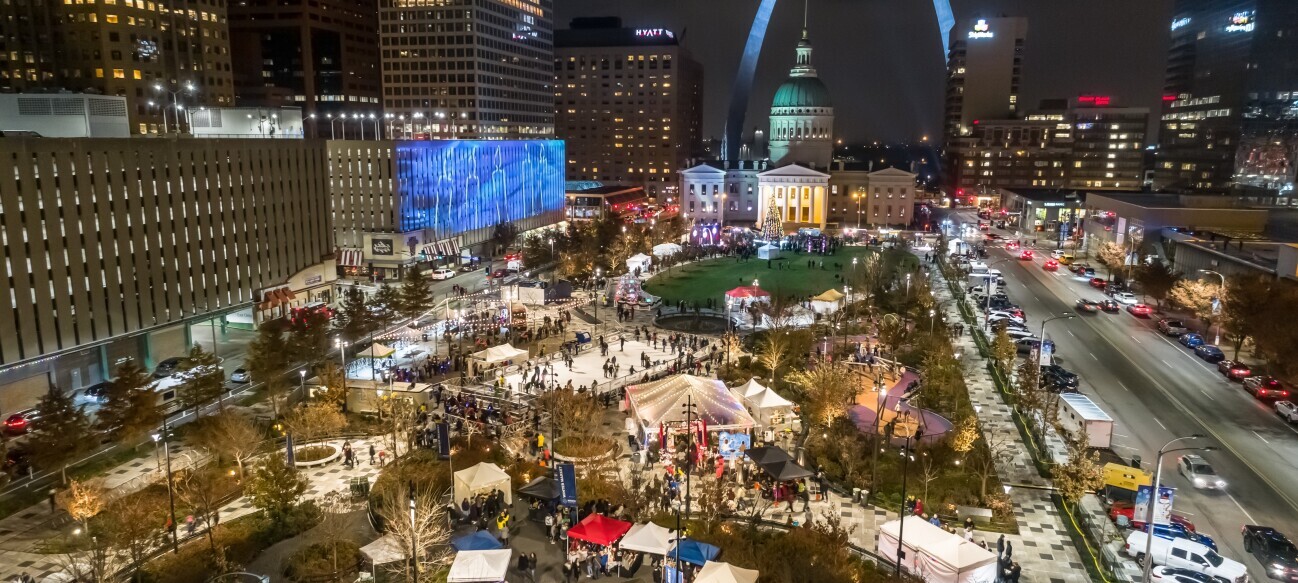 Since 2016, Winterfest has invited St. Louisans and visitors alike to experience the joy of skating in the shadow of the Gateway Arch