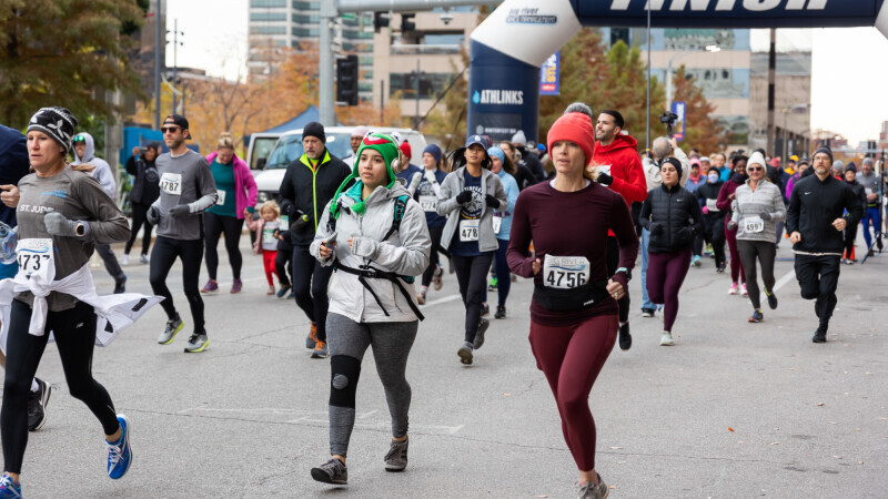 Runners at Winterfest 5K
