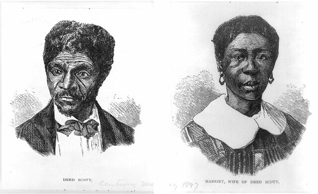 Dred and Harriet Scott illustration