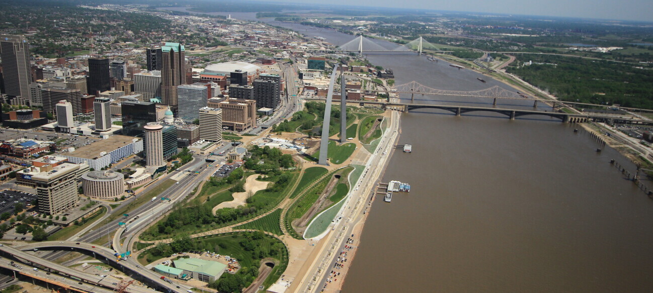 The Saint Louis Riverfront and Arch Park Grounds