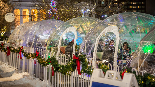 Igloos at Winterfest