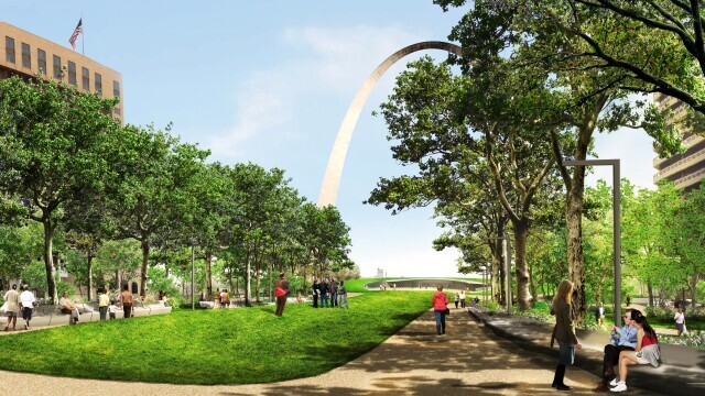 Rendering of updated Luthor Ely Smith Square